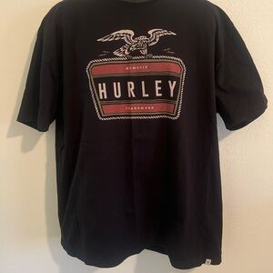Black Hurley Graphic Tee